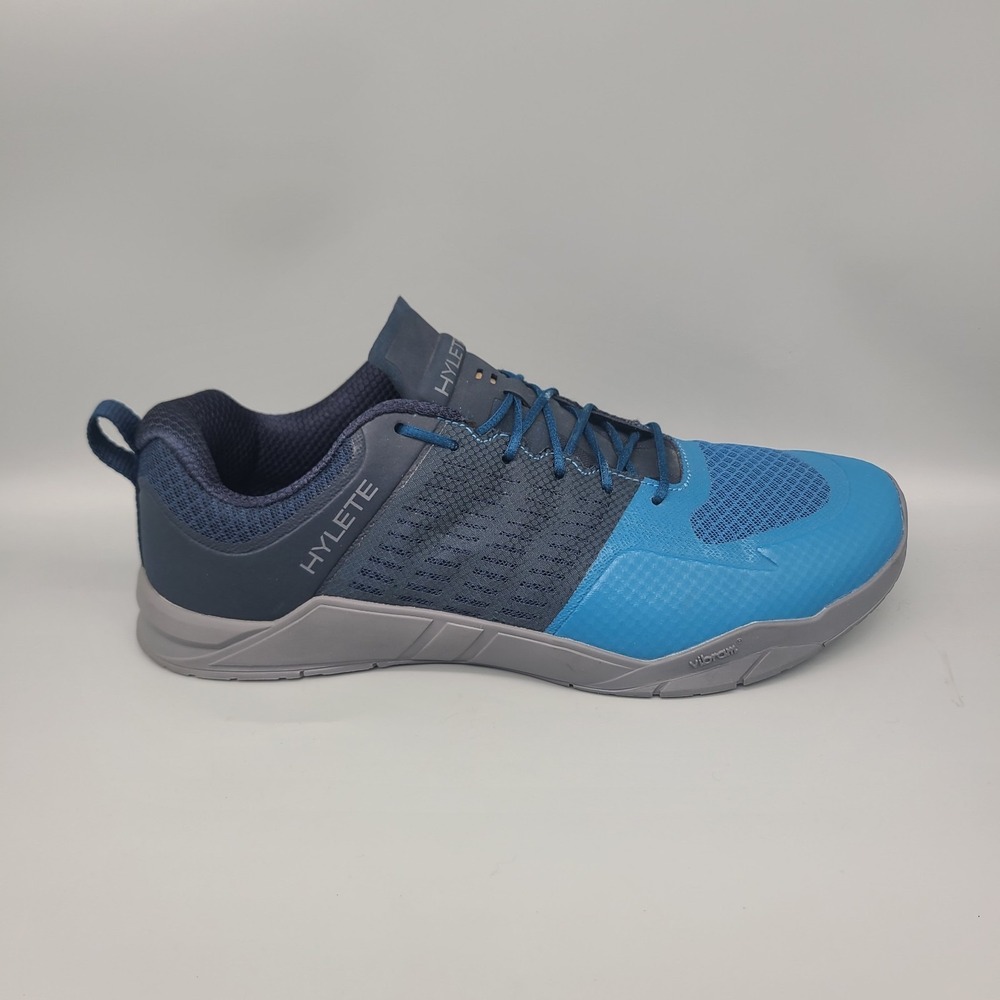Hylete Circuit Cross Training Shoes Mens 10 Blue Athletic Crossfit Vibram Gym